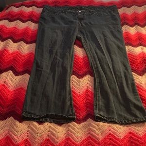Size 22w Source of Wisdom Bootcut Jeans- Well Worn